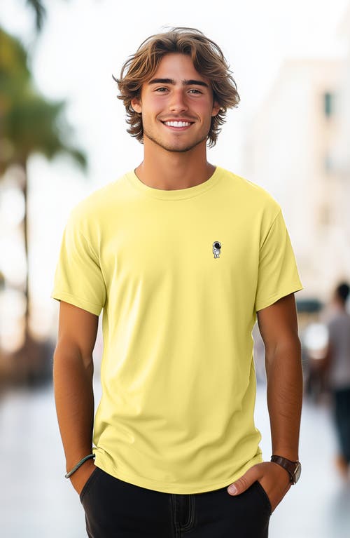 Dalix Astronaut Tee In Yellow