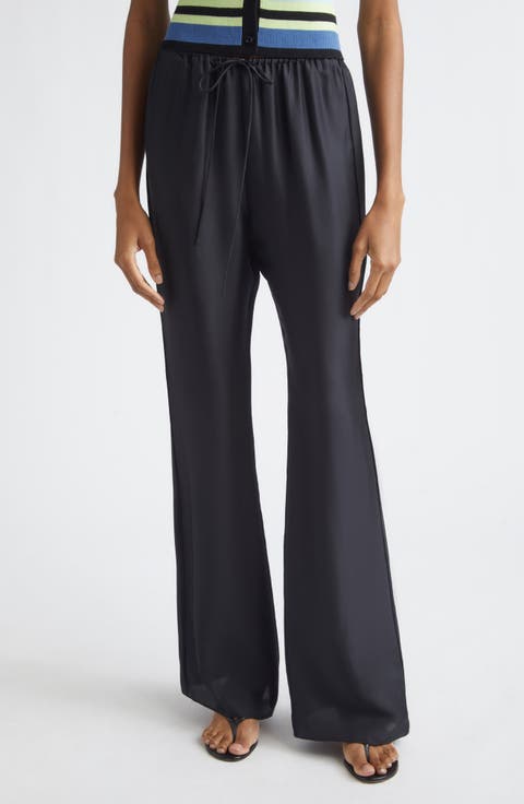 Nela Drawstring Flared Pants
