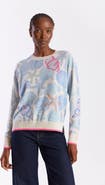 Brodie Pure Cashmere Scatter Shell 100% Cashmere Crew Sweater