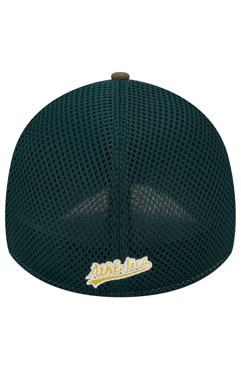 New Era Men's New Era Camo Oakland Athletics Team Neo 39THIRTY Flex Hat, Alternate, color, 