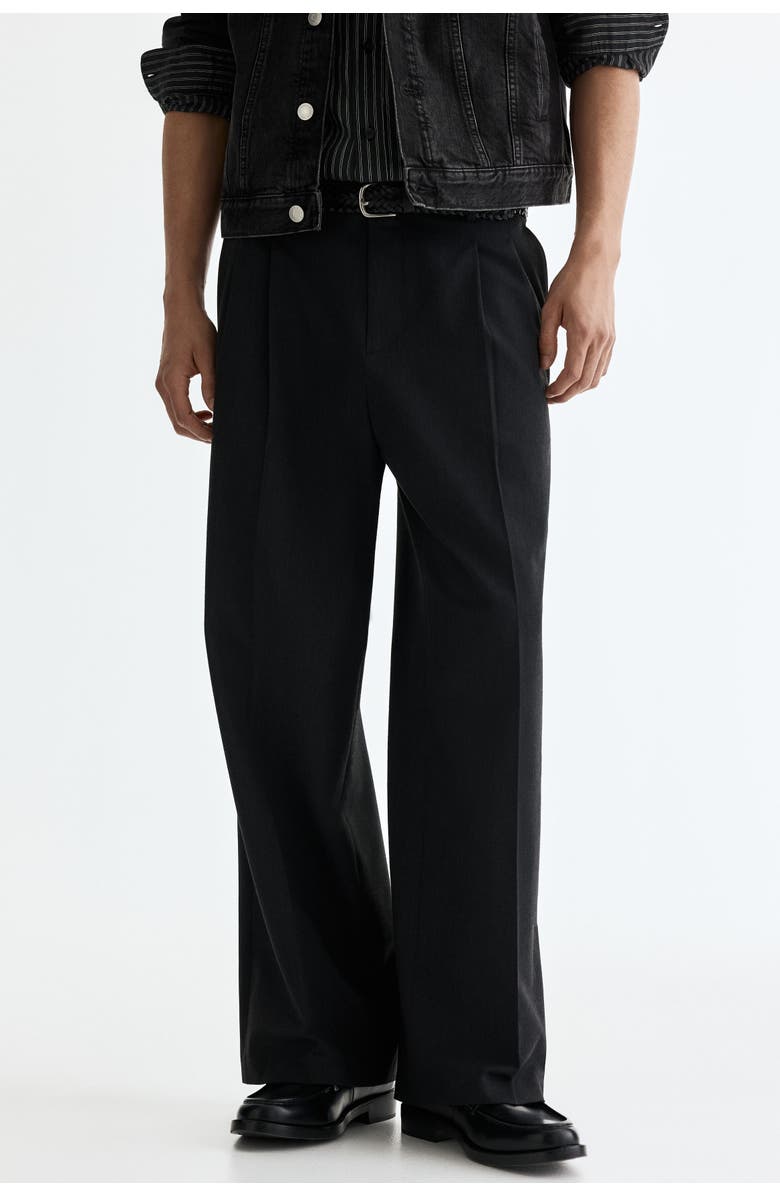 H&M Loose Fit Tailored Trousers, Alternate, color, 