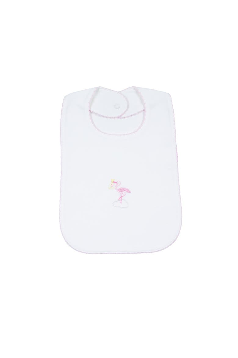 Just Delivered Bib, Main, color, White & Pink