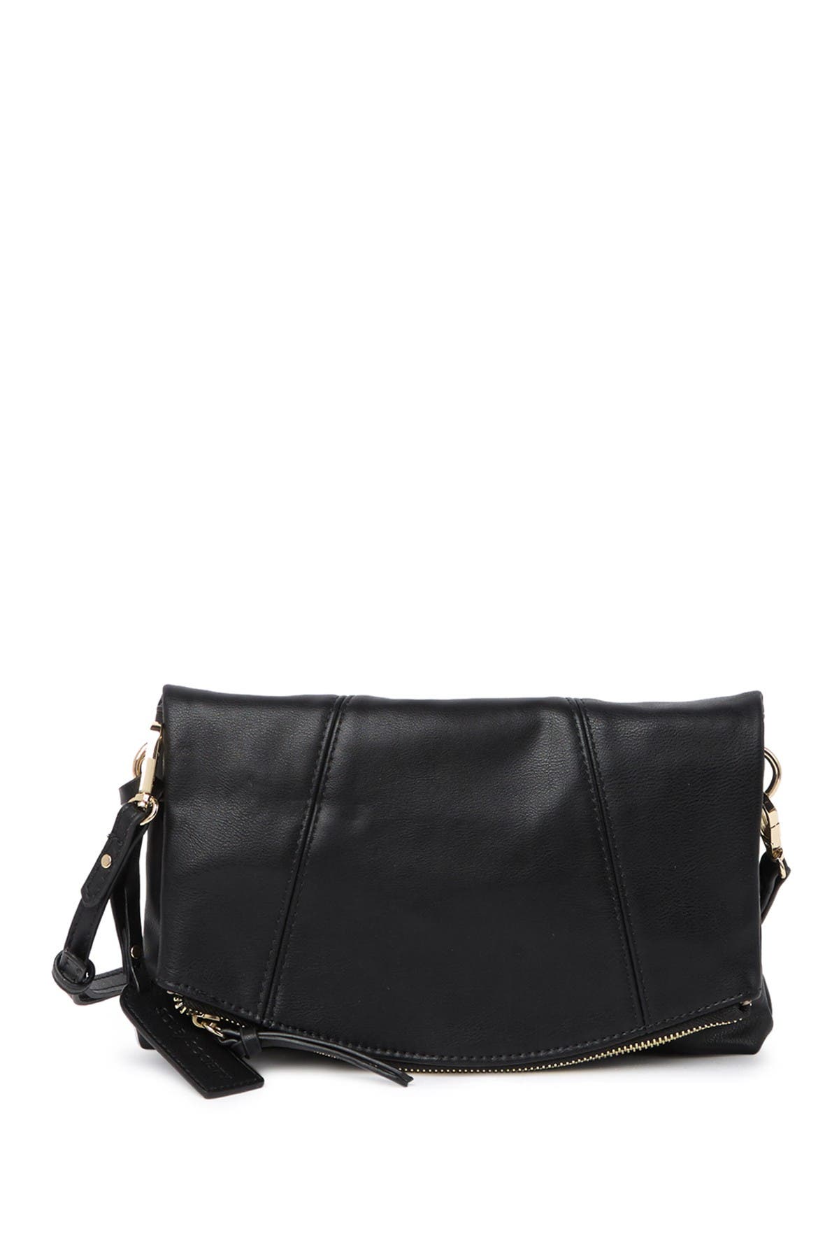 Sole Society Textured Faux Leather Clutch, Main, color, 