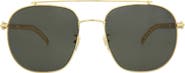 Gucci 58mm Aviator Sunglasses