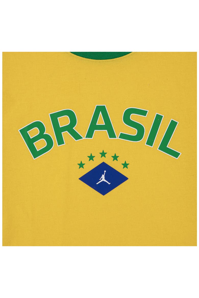 Kids' Brasil T-Shirt, Alternate, color, VARSITY MAIZE