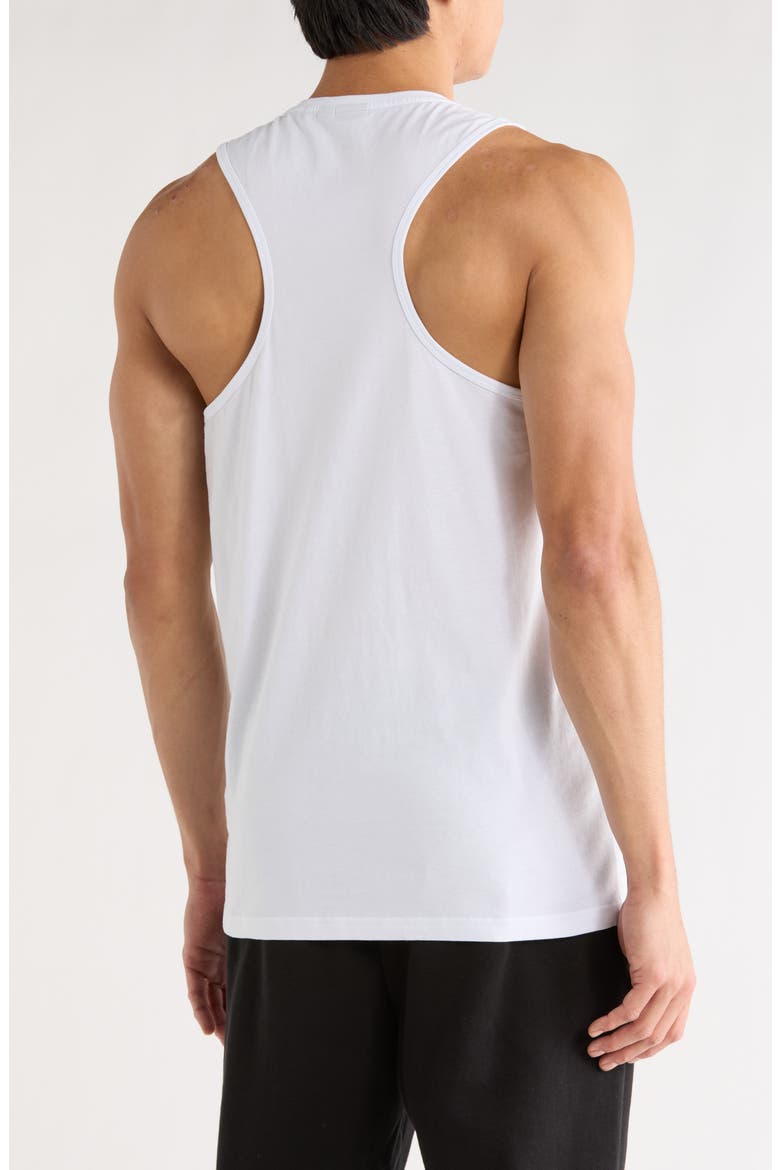 Logo Beach Tank Top, Alternate, color, WHITE