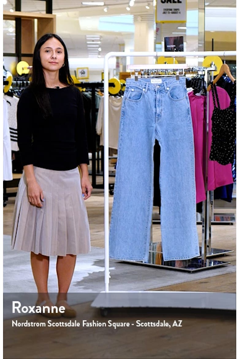 Grace High Waist Wide Leg Jeans video