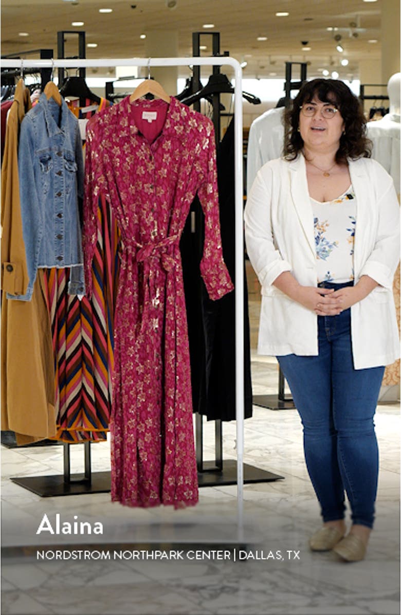 Jynai Long Sleeve Shirtdress, sales video thumbnail