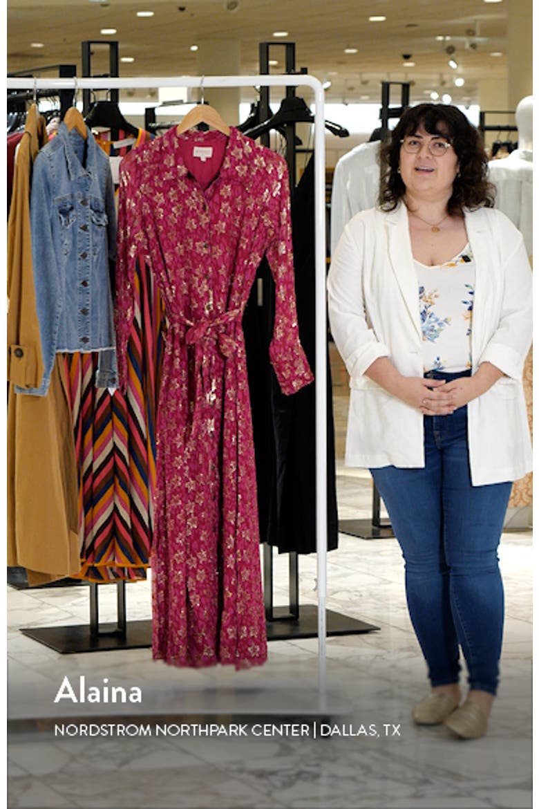 Jynai Long Sleeve Shirtdress video
