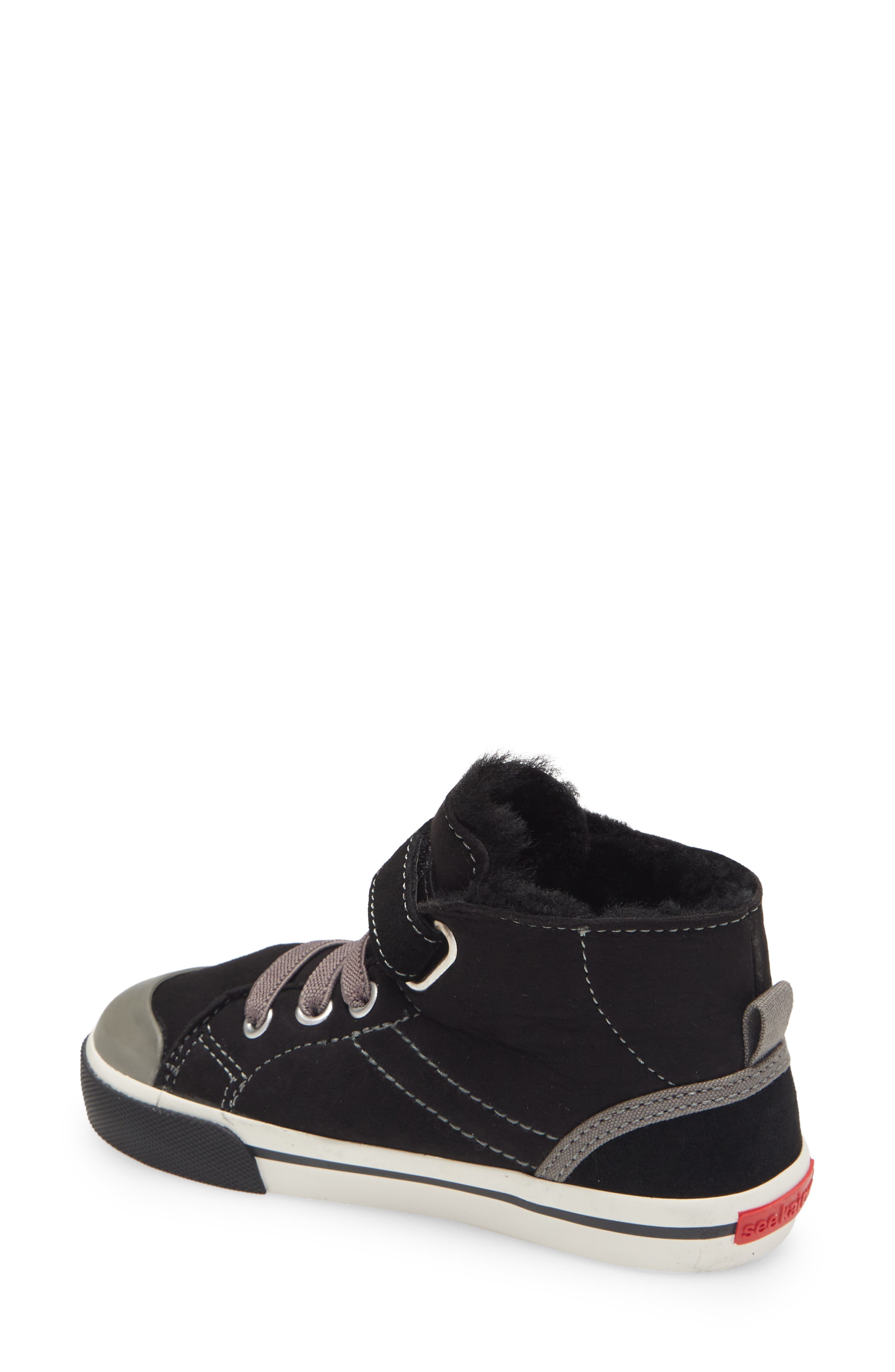 See Kai Run Devon Genuine Shearling Lined Sneaker, Alternate, color, 