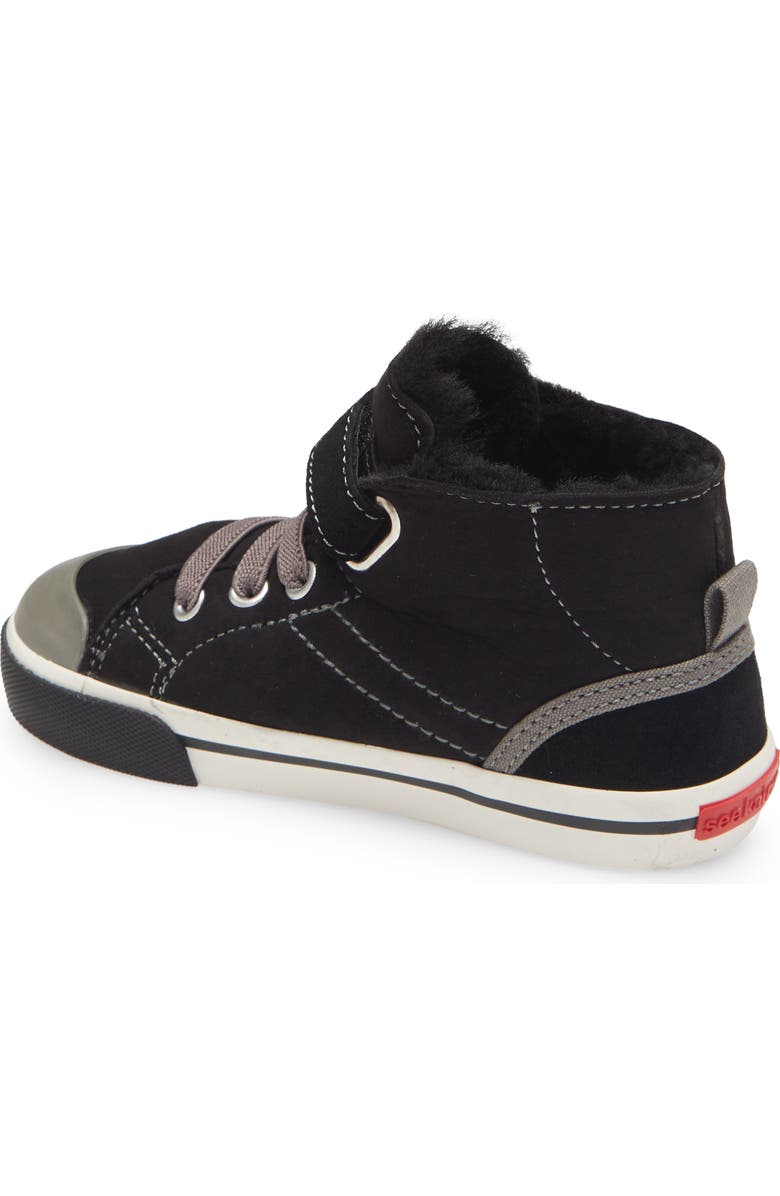 See Kai Run Devon Genuine Shearling Lined Sneaker, Alternate, color,