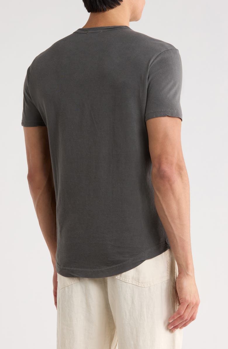 BUCK MASON PIMA CURVED HEM TEE, Alternate, color, Faded Black Venice Wash