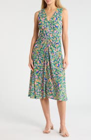 Vince Camuto Stretch Knit Midi Dress