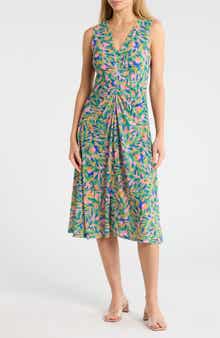 Vince Camuto Stretch Knit Midi Dress