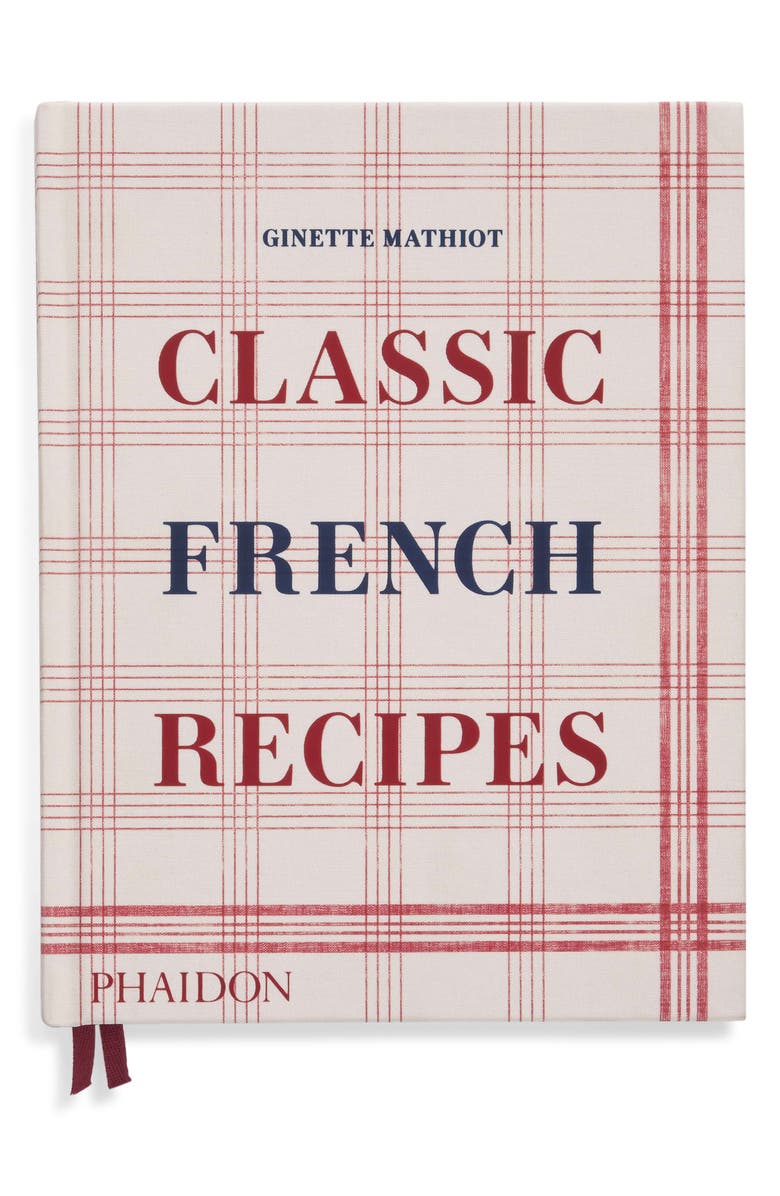Phaidon Press 'Classic French Recipes' Cookbook, Alternate, color, Ivory/ Red