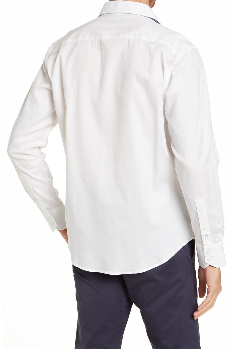 Solid Shirt, Alternate, color, WHITE
