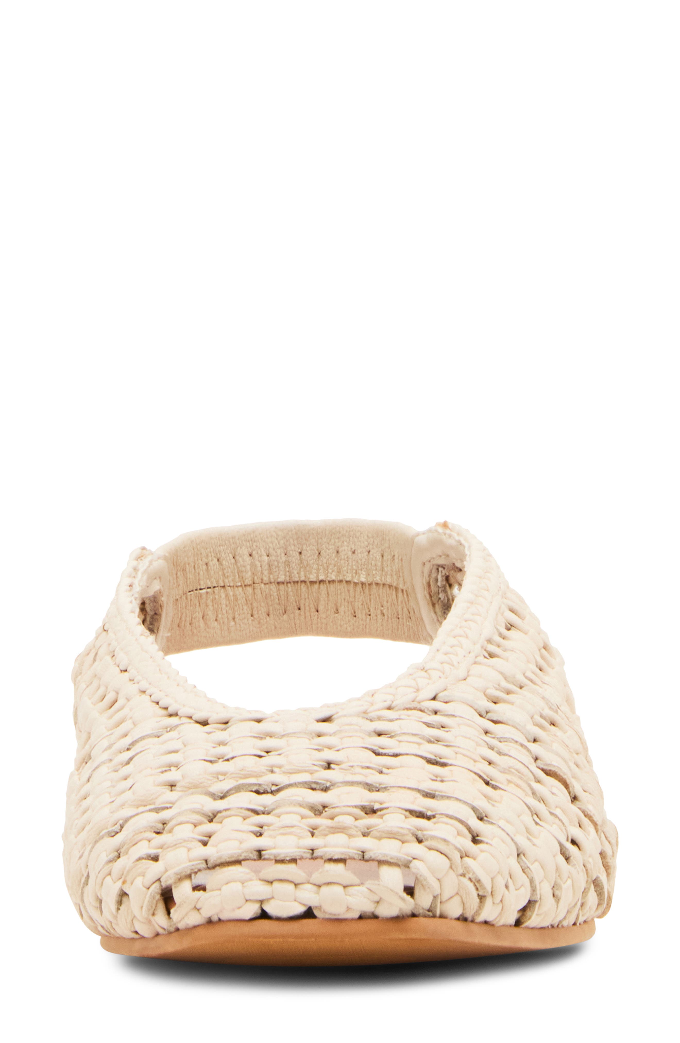 Steve Madden Rumi Slingback Flat, Alternate, color, Bone Leather