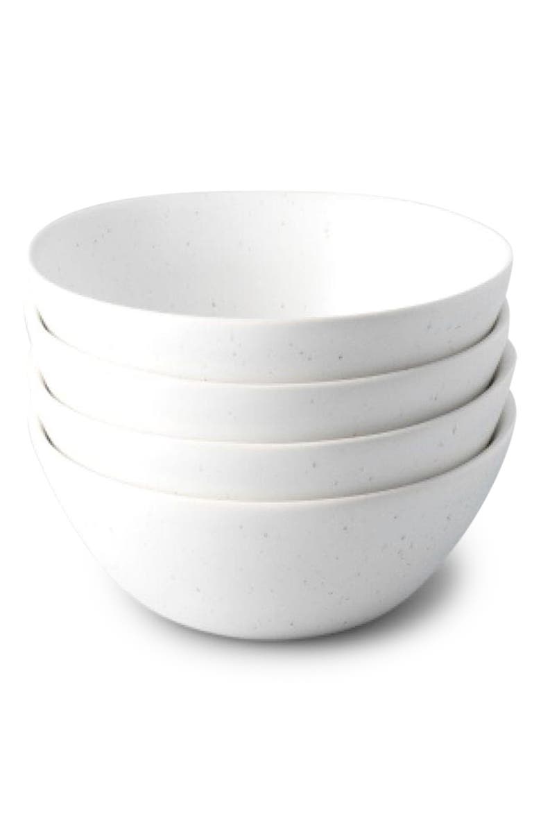 Fable The Dessert Set of 4 Bowls, Main, color, Speckled White