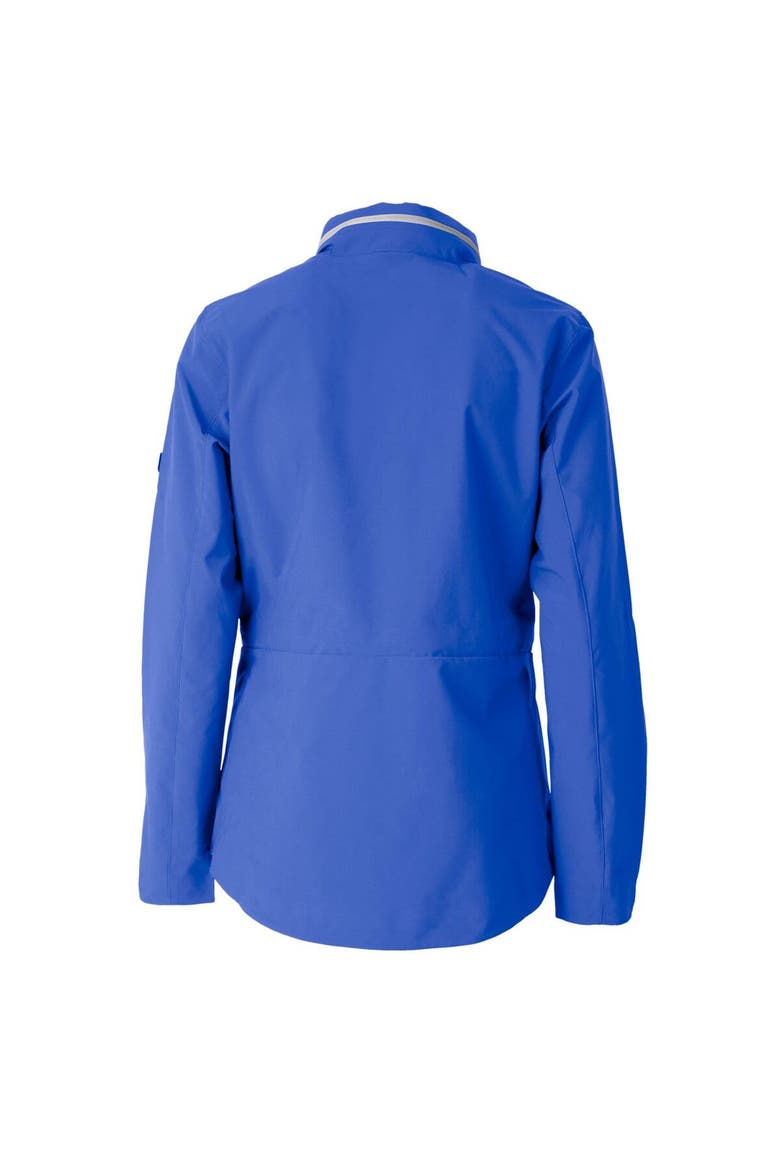 Women's Cutter & Buck Blue New England Patriots Throwback Logo Vapor Full-Zip Rain Jacket, Alternate, color, Blue