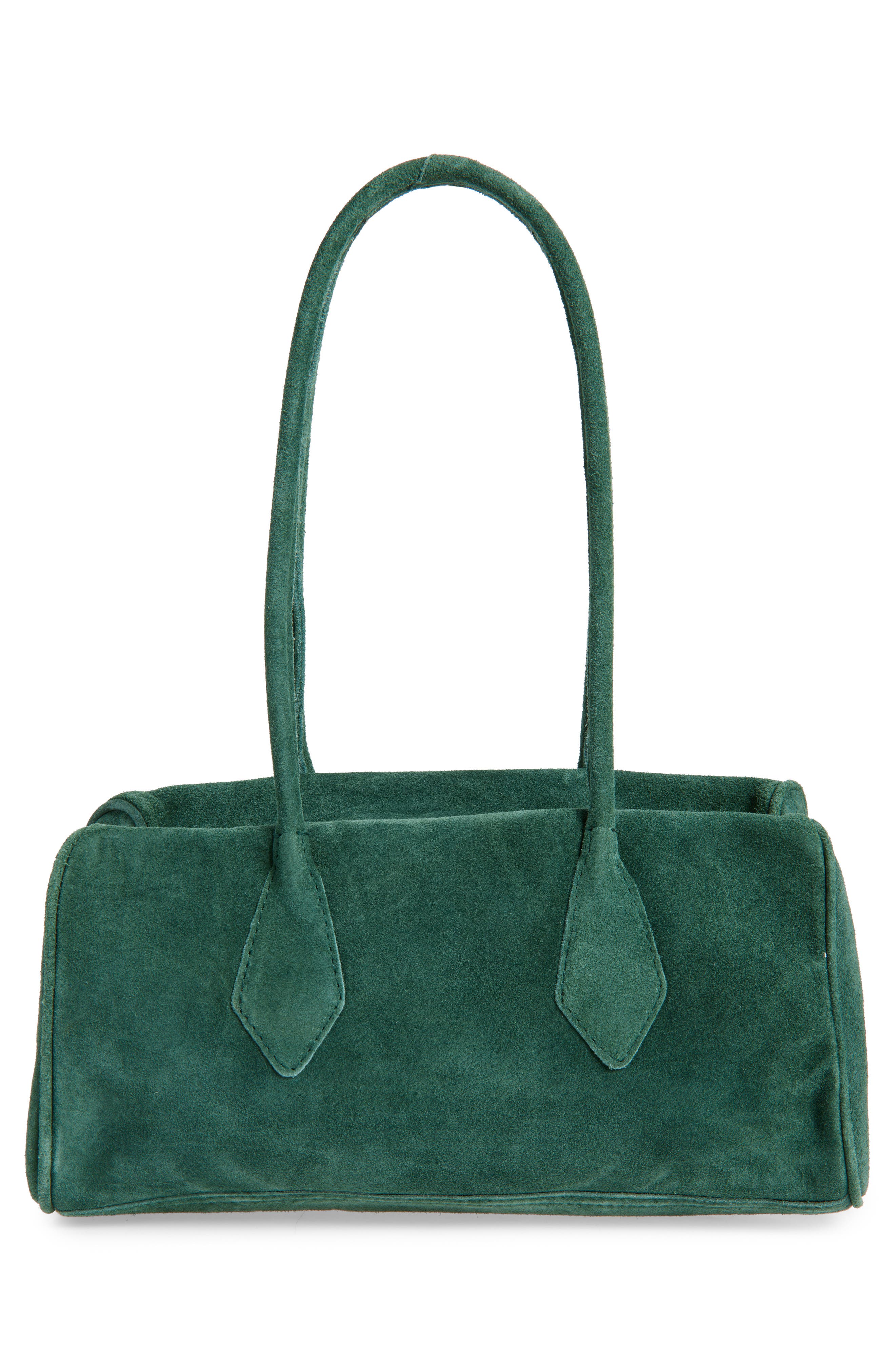 Free People Sierra Shoulder Bag, Alternate, color, Emerald