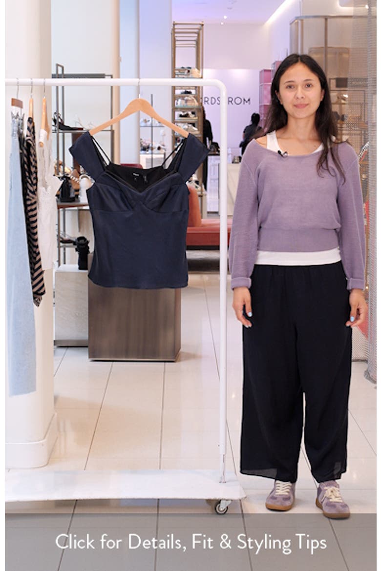 Peek Camisole Layered Look Sleeveless Top video