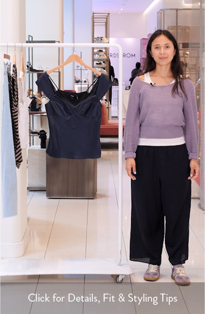 Peek Camisole Layered Look Sleeveless Top, sales video thumbnail