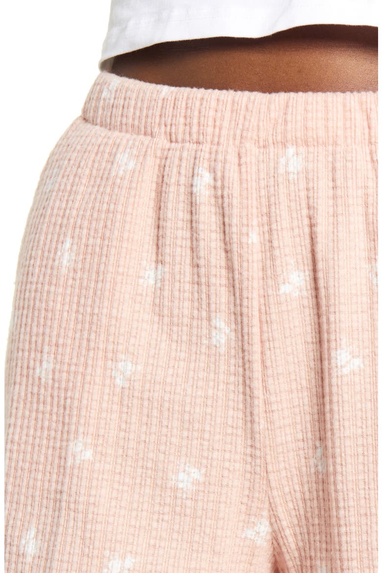 Lettuce Hem Shorts, Alternate, color, BLUSH FLORAL