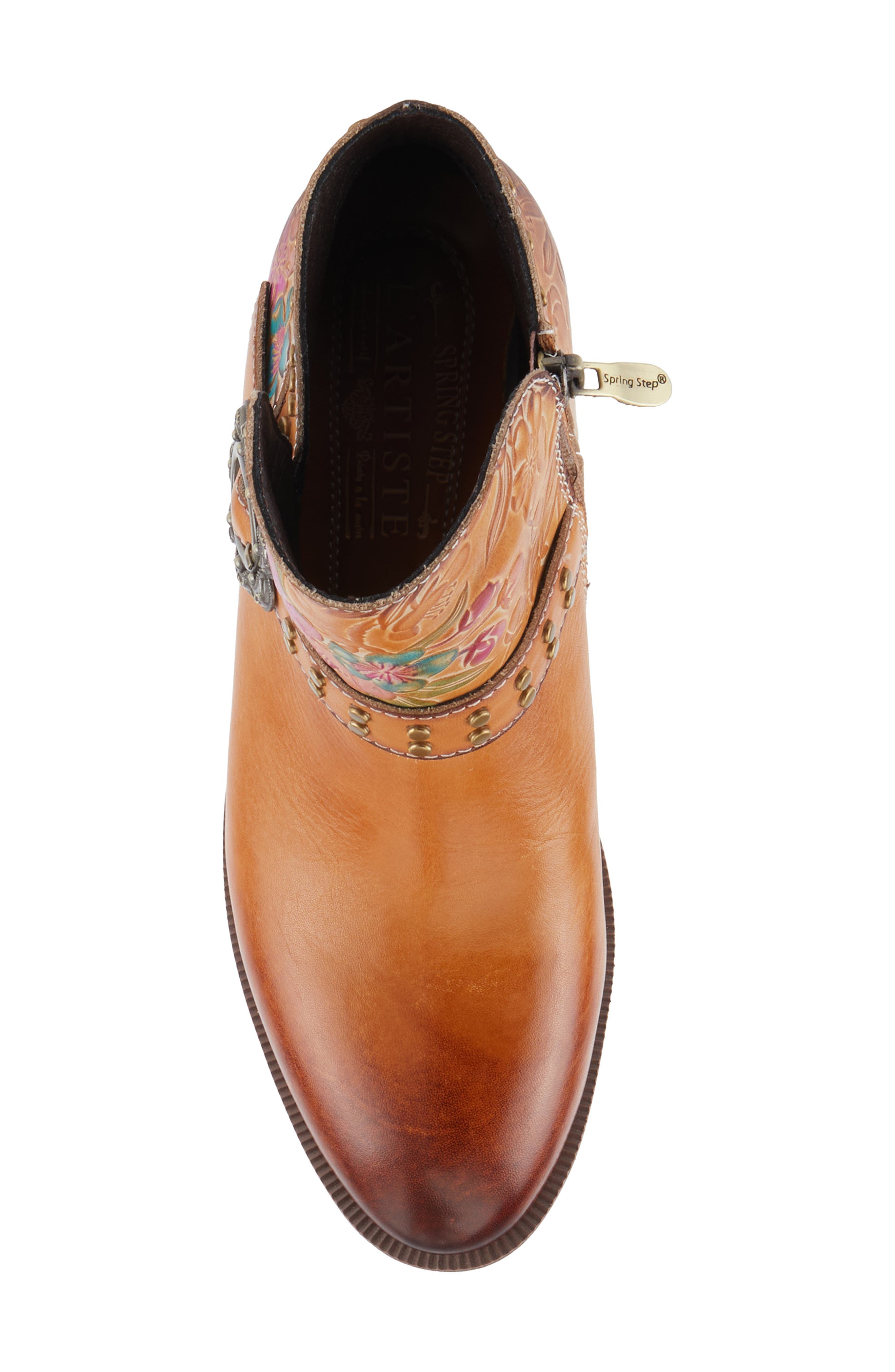 L'Artiste by Spring Step Daintylady Bootie, Alternate, color, Camel Multi