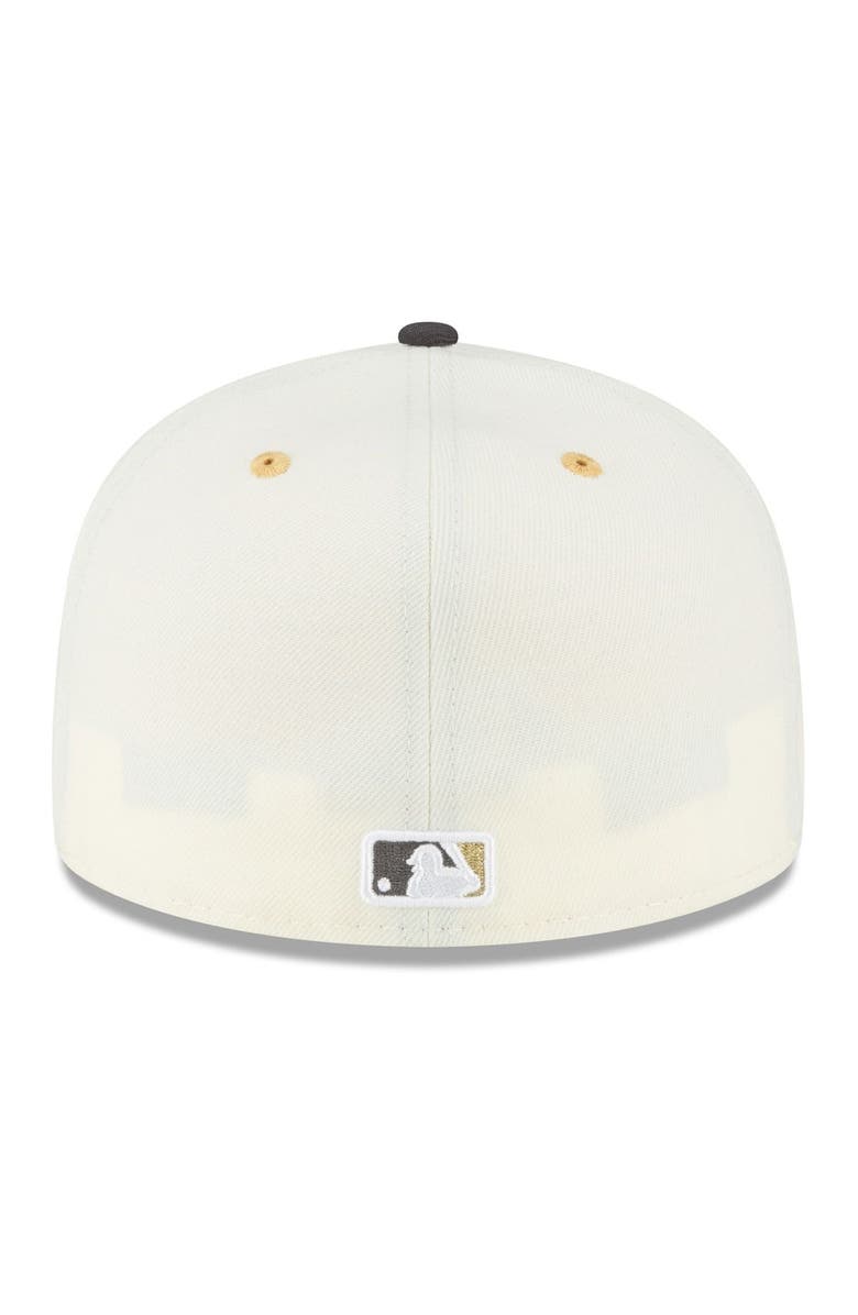 New Era Men's New Era Cream/Charcoal Chicago White Sox 2003 MLB All-Star Game Chrome 59FIFTY Fitted Hat, Alternate, color,