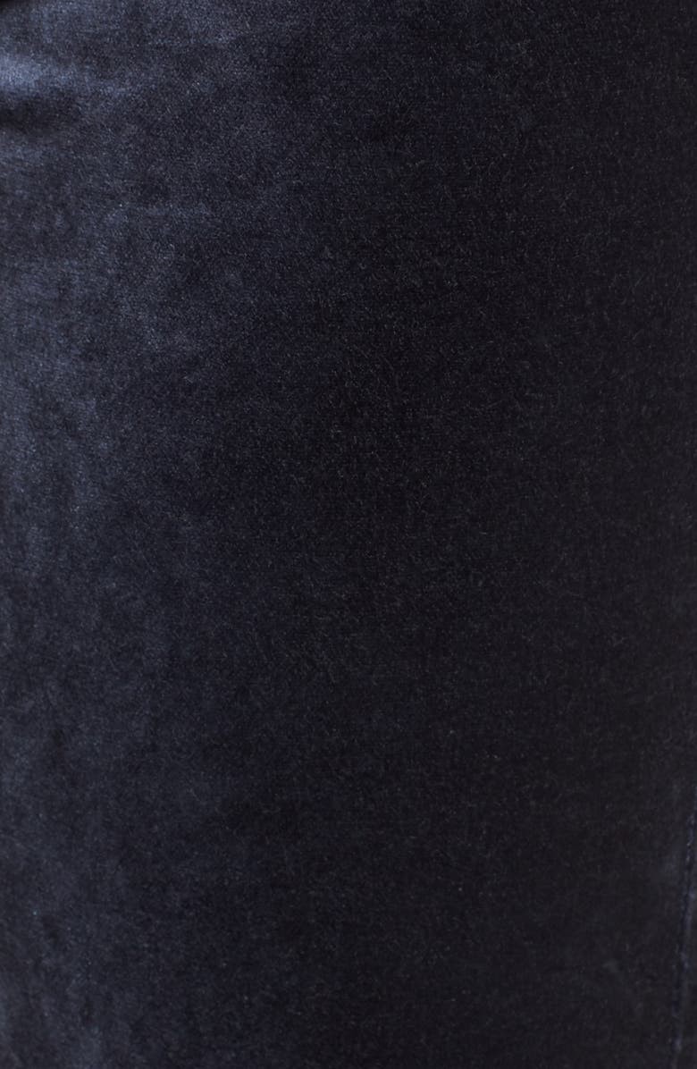 PAIGE Hoxton High Waist Ankle Peg Velvet Jeans, Alternate, color, 