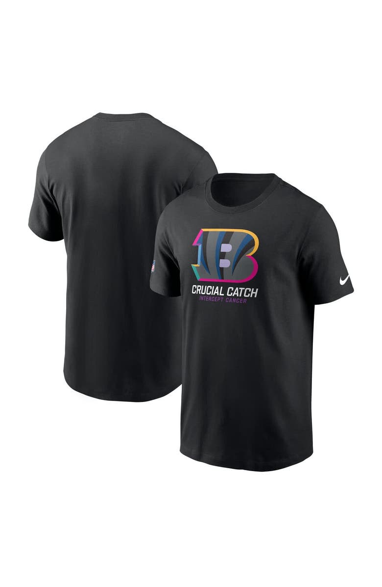 Nike Youth Nike  Black Cincinnati Bengals 2024 NFL Crucial Catch T-Shirt, Main, color, 