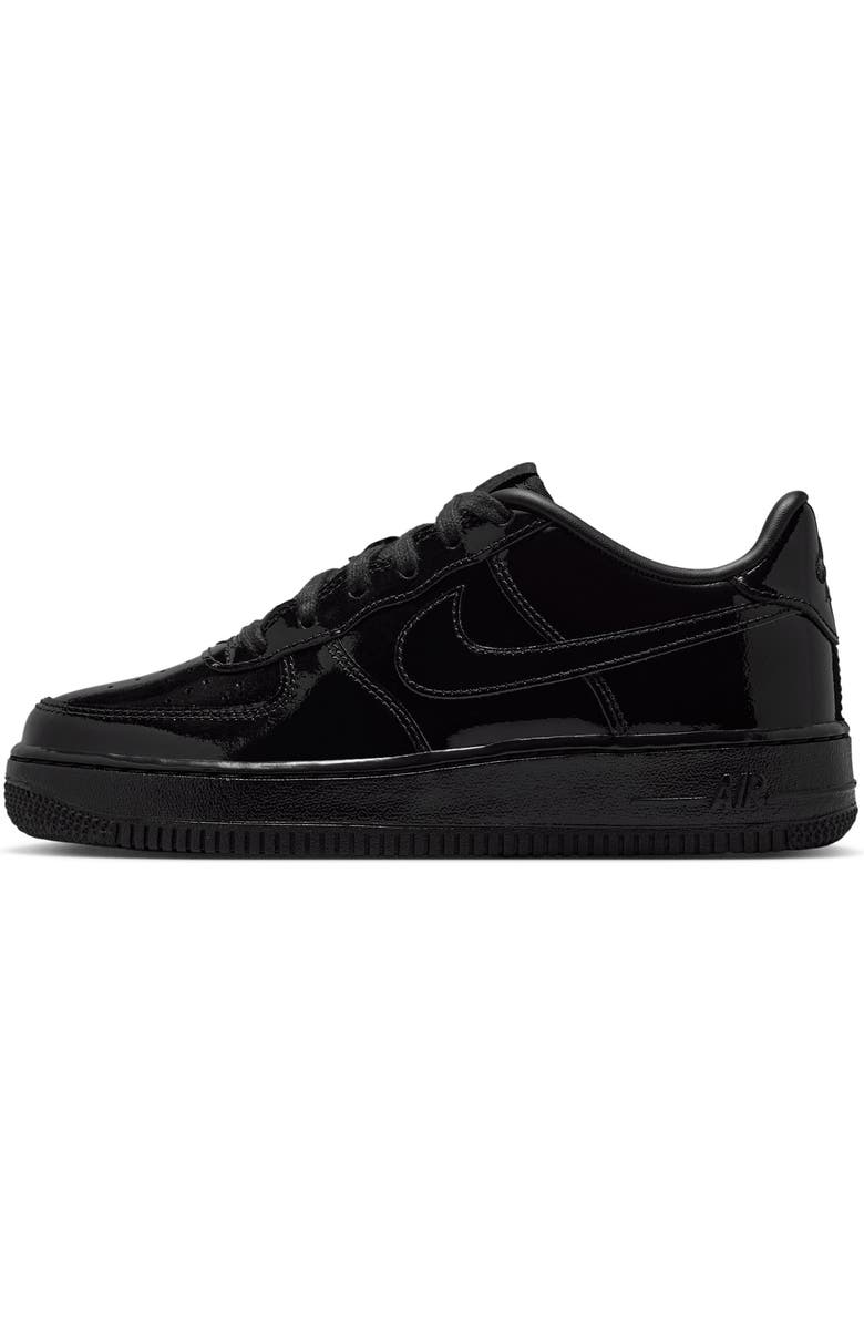Nike Kids' Air Force 1 Basketball Sneaker, Alternate, color, Black/ Black/ Black