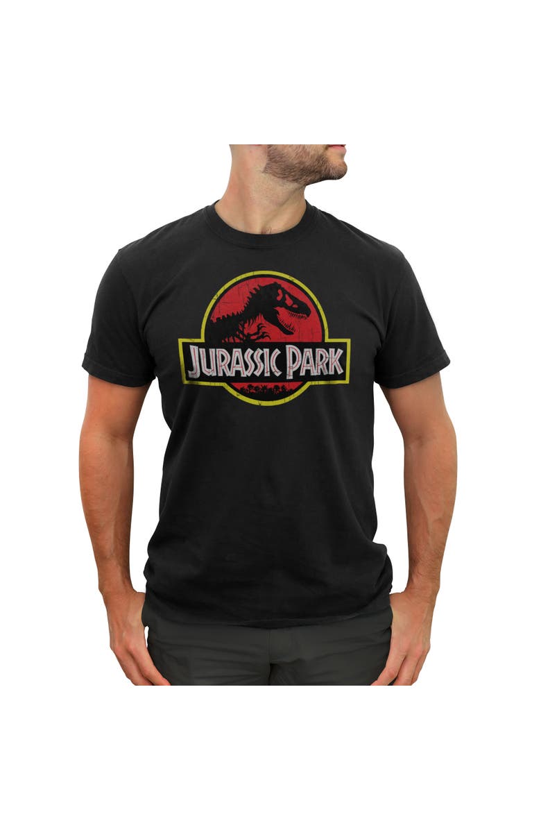Jurassic Park Men's Jurassic Park T Rex Logo  Graphic T-Shirt, Main, color, Black