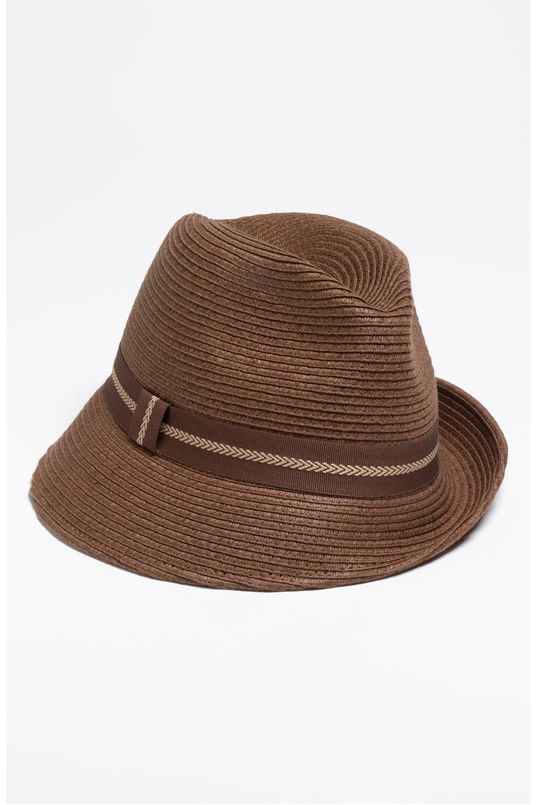 'Cult Classic' Fedora, Main, color, BROWN/NATURAL