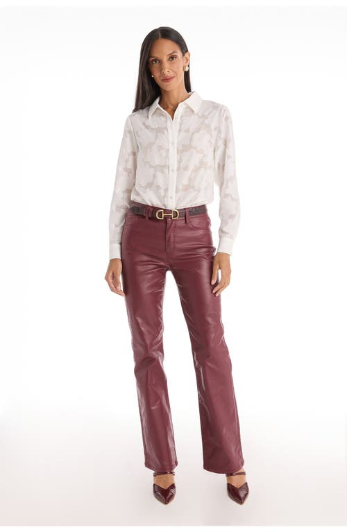 The Noli Shop Stelle Button Up In White