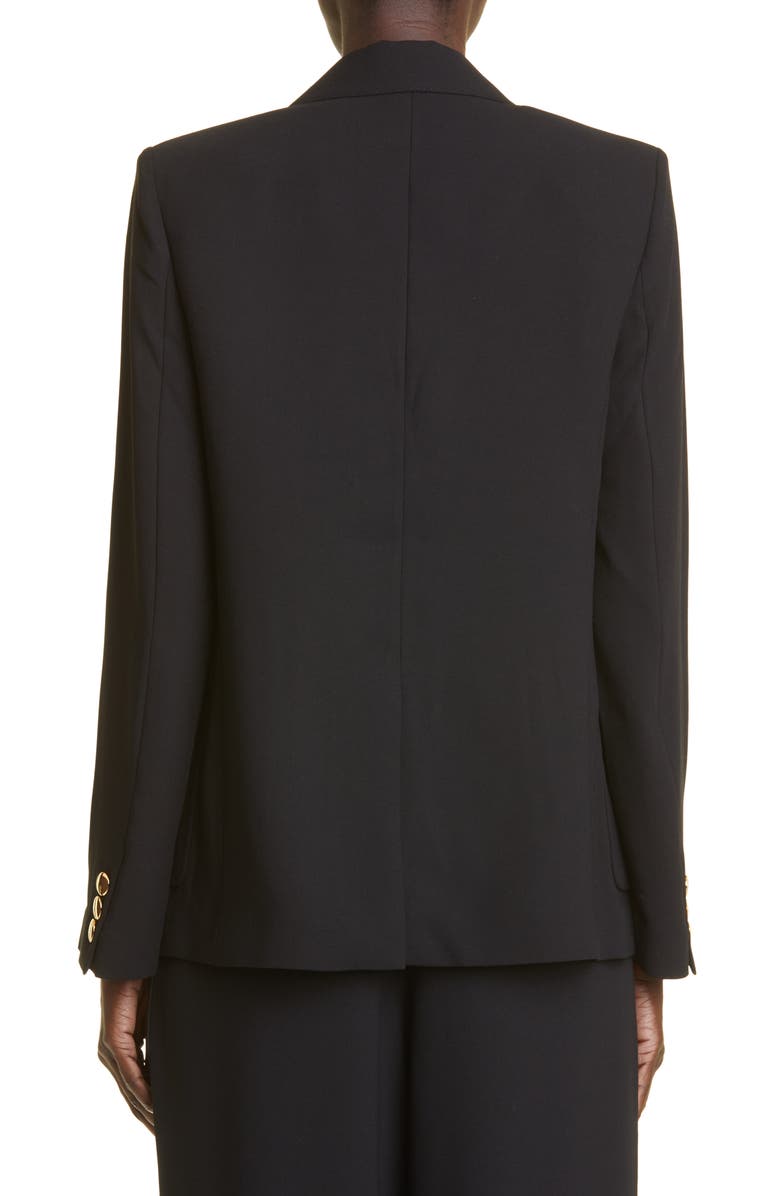 ST. JOHN Crepe Back Satin Jacket, Alternate, color, 