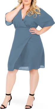 Standards & Practices Candice Georgette Wrap Dress