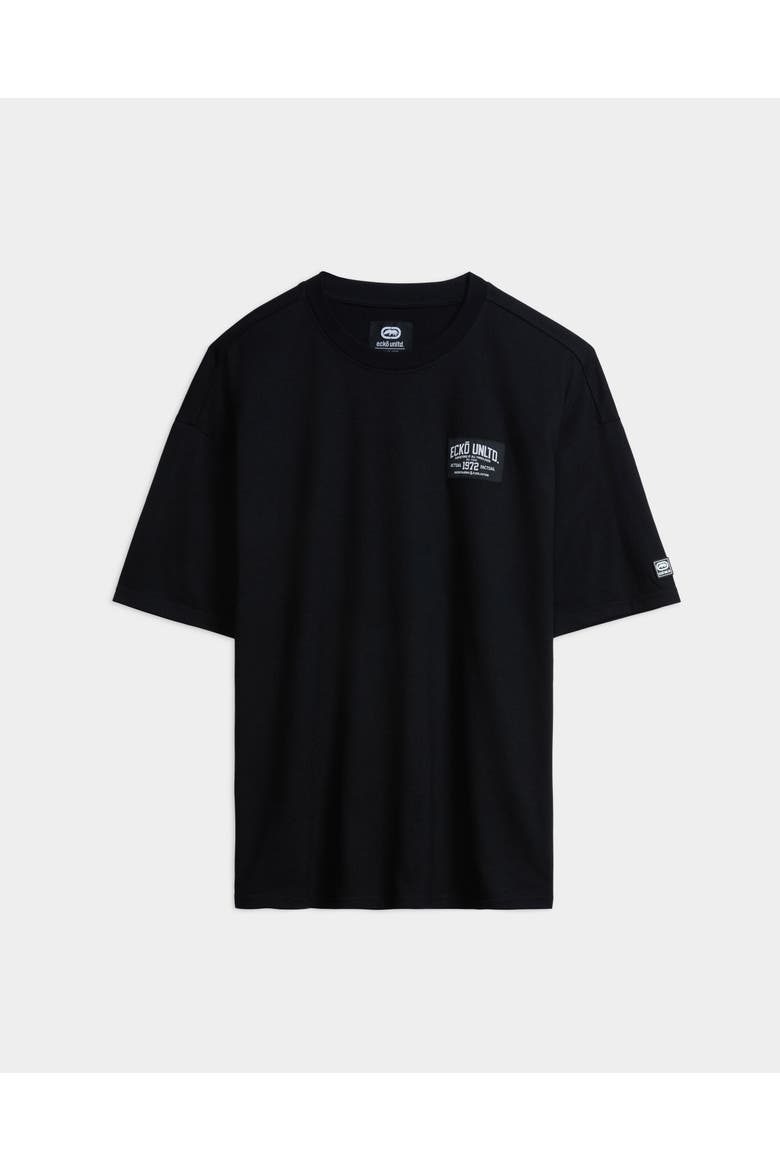 Double Loader Knit Tee, Main, color, Black