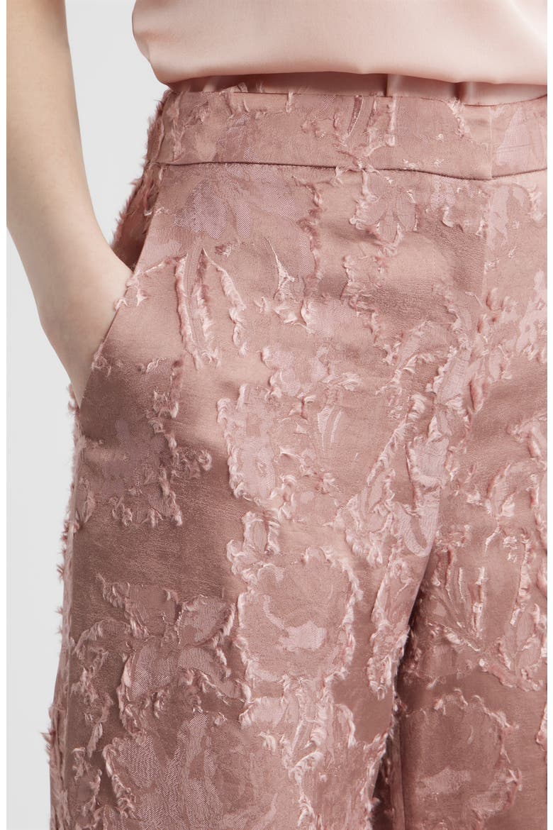 Alma Floral Jacquard Pants, Alternate, color, ASH ROSE