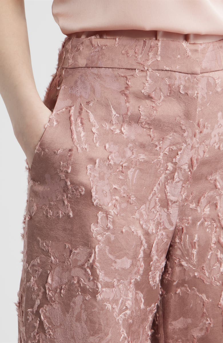 KOBI HALPERIN Alma Floral Jacquard Pants, Alternate, color, 