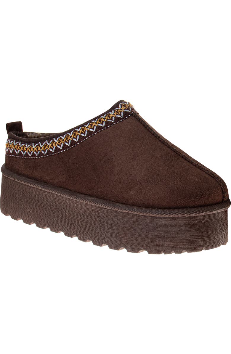 JOSMO Avalanche Faux Fur Lined Platfrom Clog Slipper, Main, color,