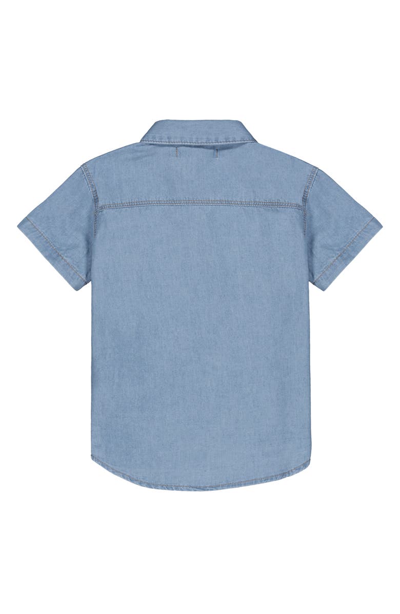 Joe's Jeans Kids' Chambray Button-Up Shirt & Shorts Set, Alternate, color, Light Wash