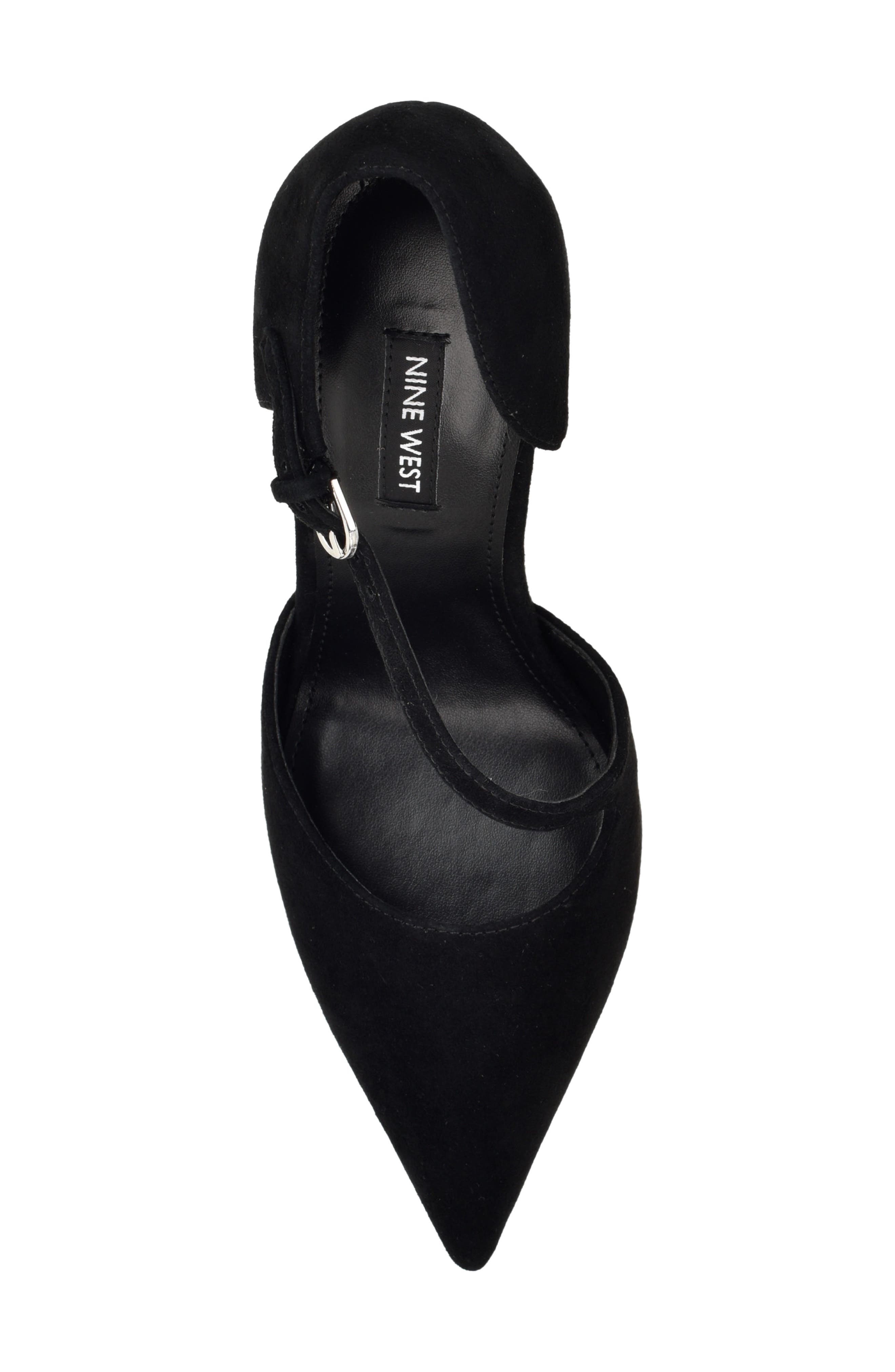 Candela Pointed Toe Pump, Alternate, color, BLACK