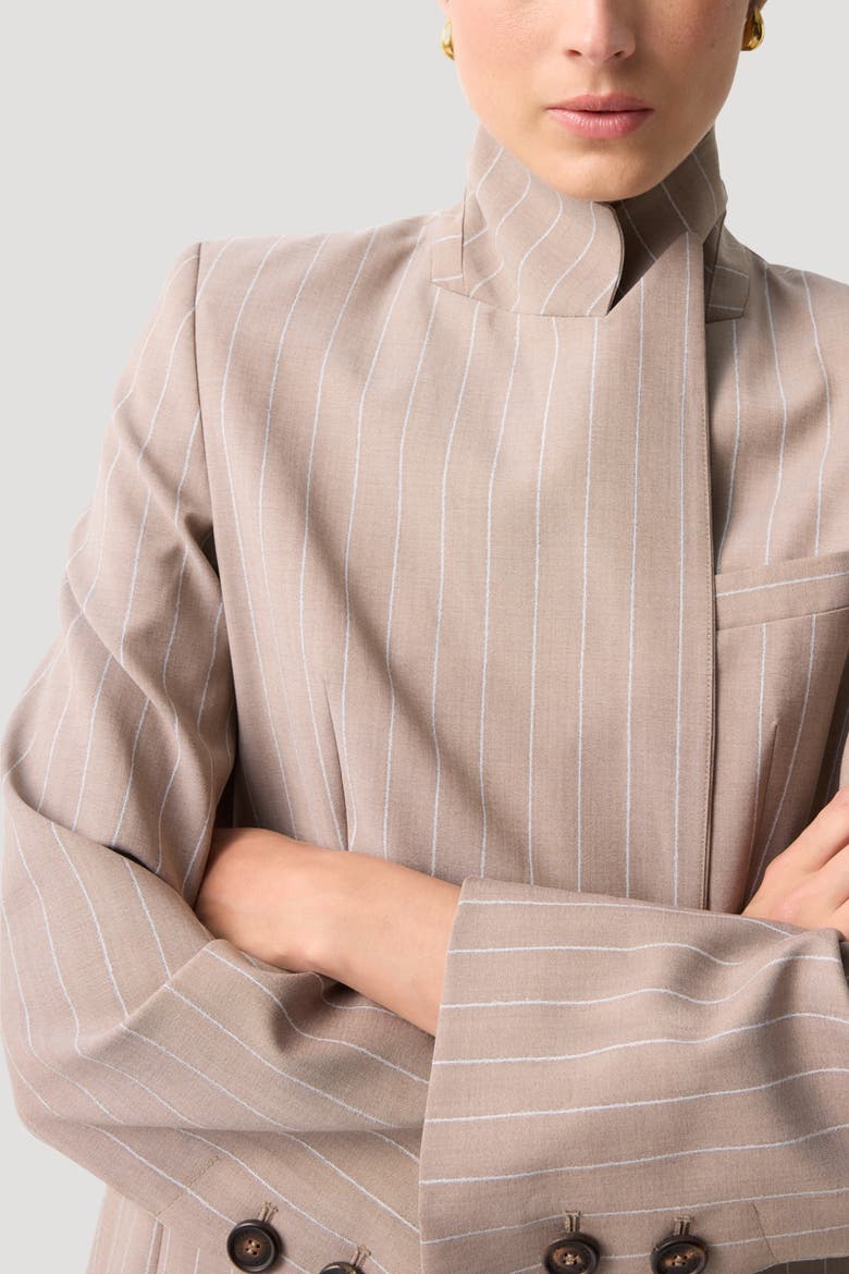 Virgin Wool Blazer Janina, Alternate, color, Camel