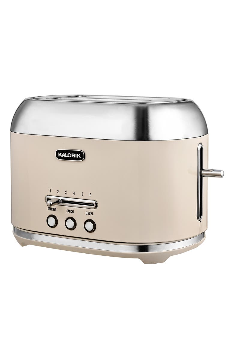 KALORIK 2-Slice Retro Toaster - Cream, Alternate, color, 