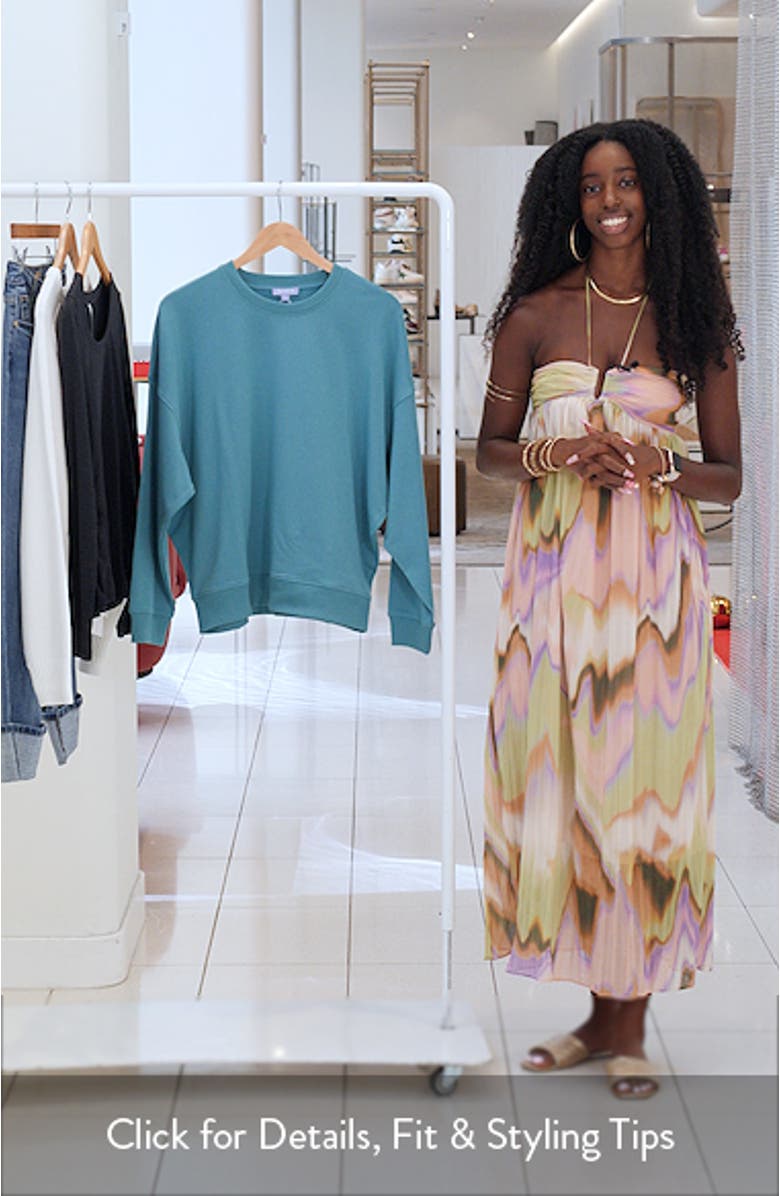 Sporty Terry Crew Sweatshirt, sales video thumbnail