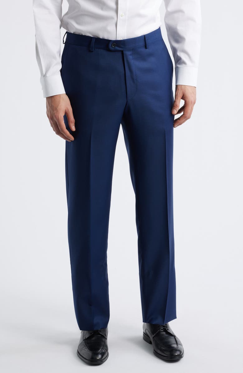 Heritage Gold Classic Fit Super 150s Navy Wool Suit, Alternate, color, Navy