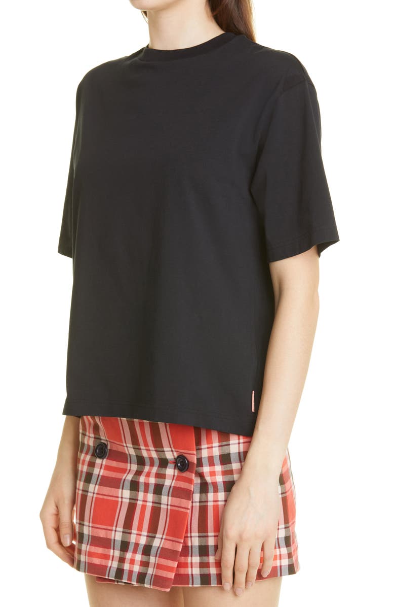 Acne Studios Women's Edie Pink Label Boxy Organic Cotton T-Shirt, Alternate, color,