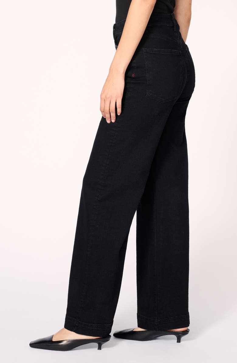 WARP+WEFT NCE High Waist Wide Leg Jeans, Alternate, color, Inkwell