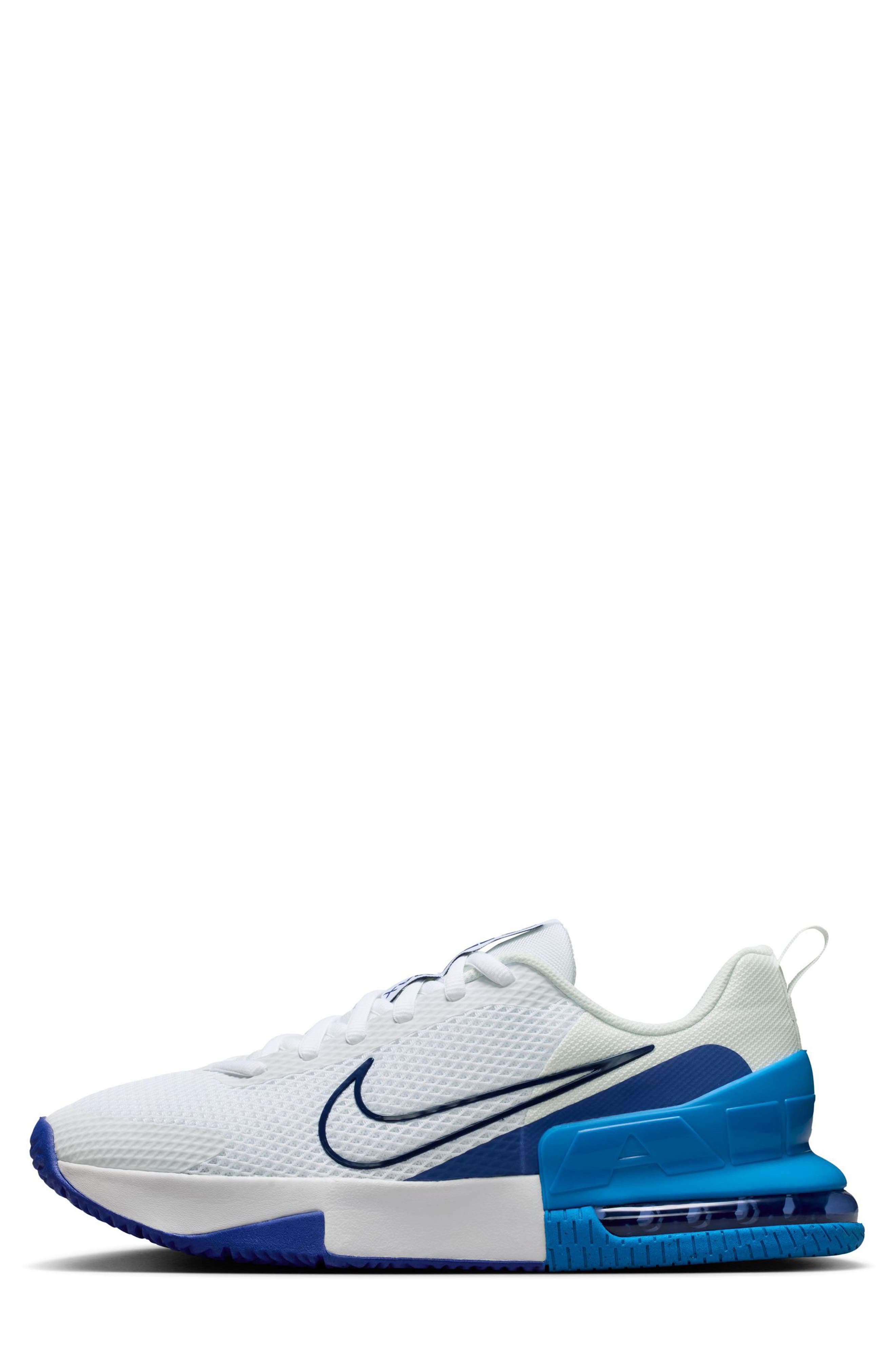 Air Max Alpha Trainer 6 Training Shoe, Alternate, color, WHITE/ DEEP ROYAL BLUE